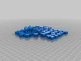 RifRaf 3D Carcassonne Full Meeple Set -Reduced size-0