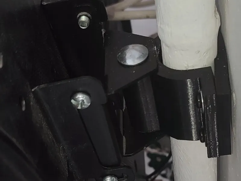 Fixation TV sur tube Ф28mm