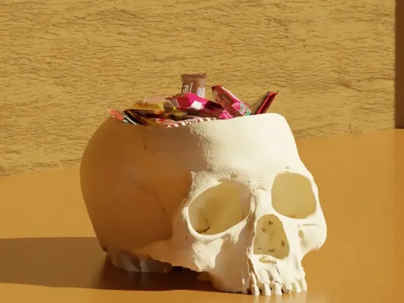 Skull Bowl - Halloween (Decoration)