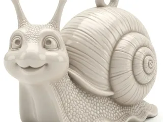 Chaveiro filhote de caracol 