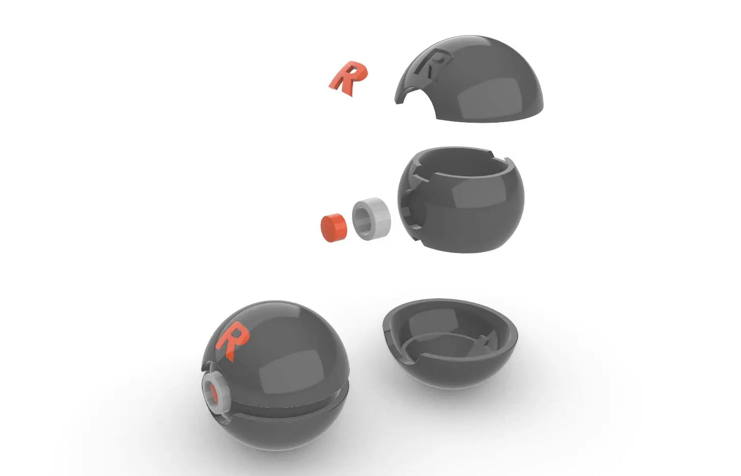 Pokeball Team Rocket Ball