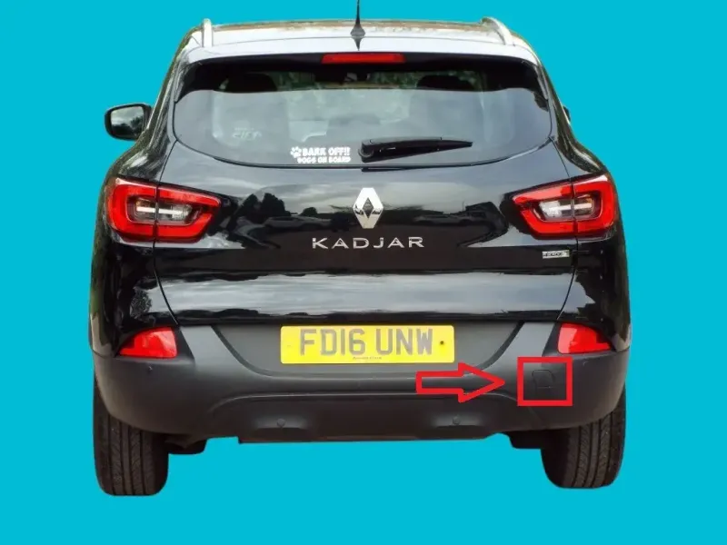 Cubierta del ojo de remolque del parachoques trasero del Renault Kadjar