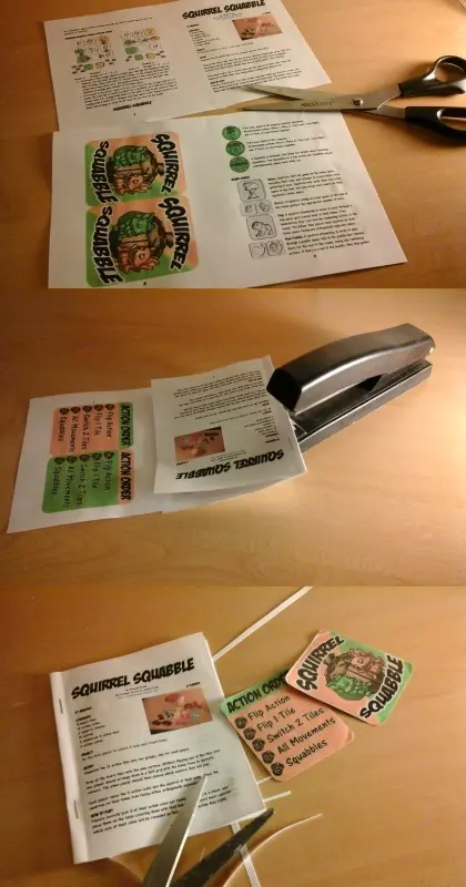 Squirrel Squabble 3D PnP board game