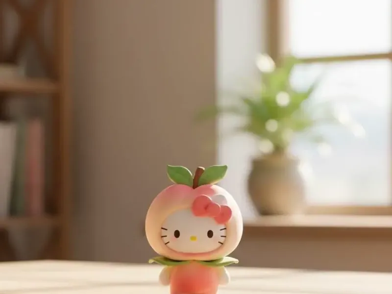 Cute Hello Kitty in Peach Costume STL File