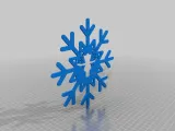 Snowflake ARH Tiger Helicoper Ornament-1