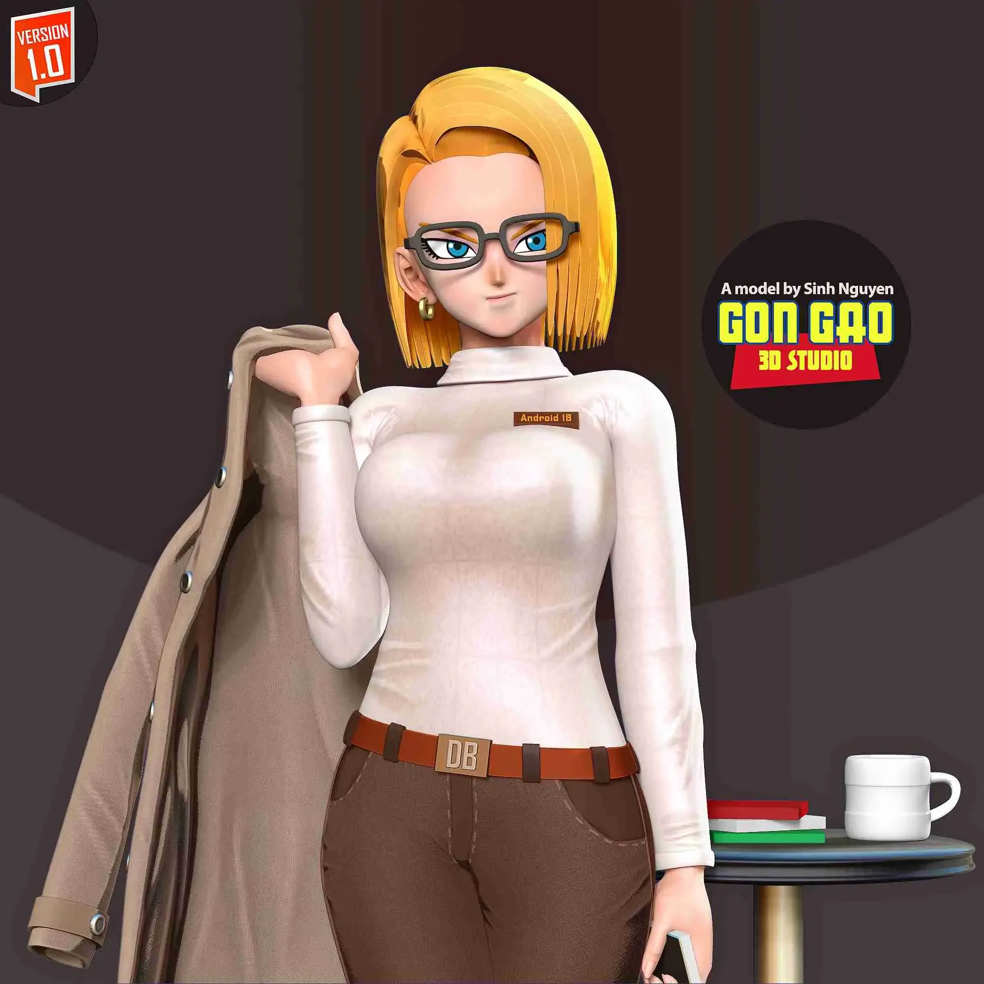 Android 18 - Office Girl