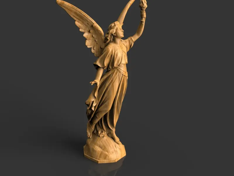 Guardian Angel Lucy sculpture 