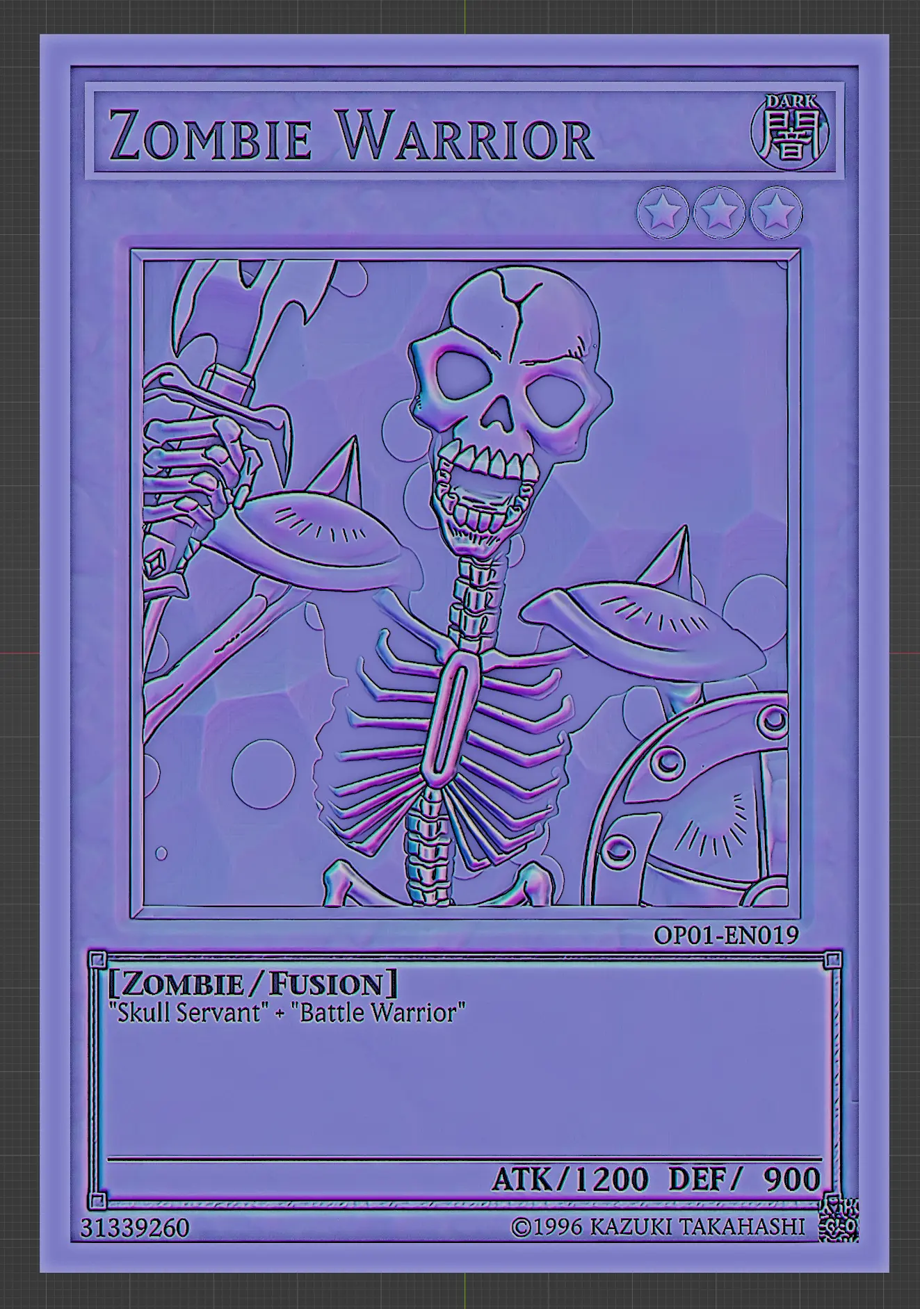 zombie warrior - yugioh