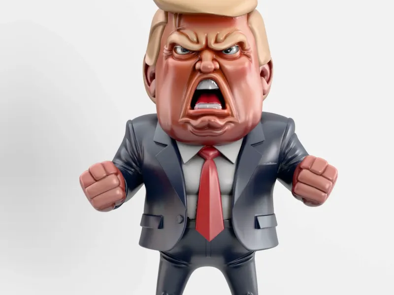 Angry Trump Fan Art