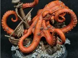 Kraken Attacking Ship Statue | Giant Octopus Sea Monster-0