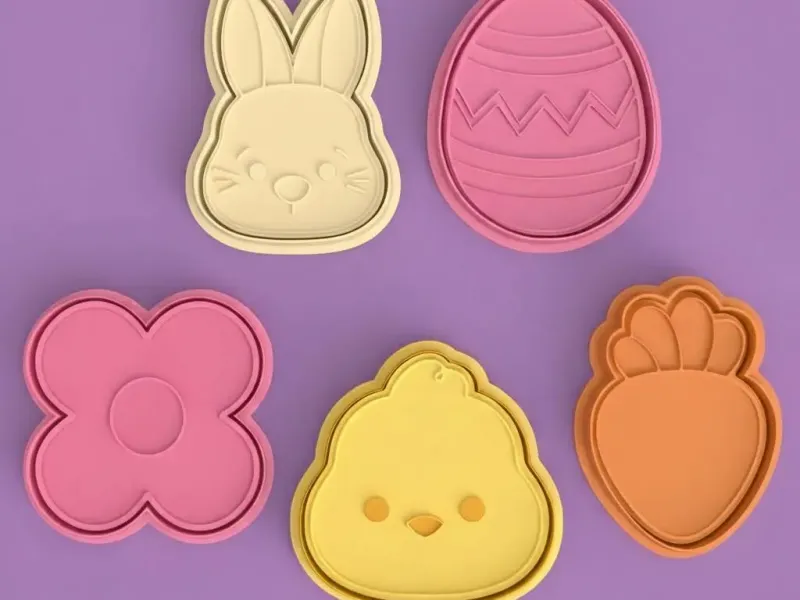 Easter cutters + stamps - pascuas