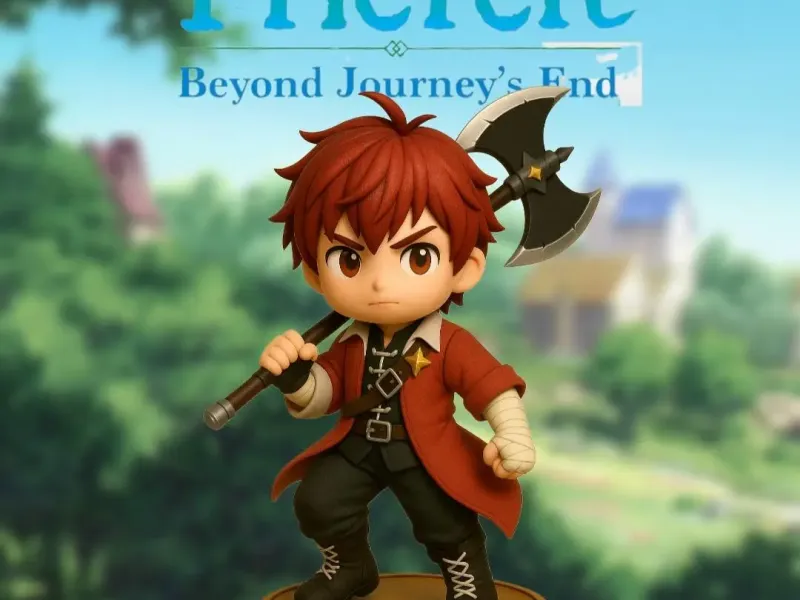 Stark Frieren Journey's end Chibi