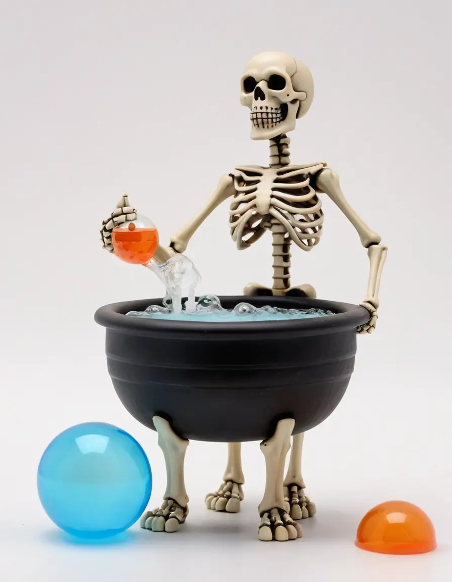 SKELETON IN A BOWL