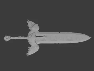Runic Phoenix Blade (DND)