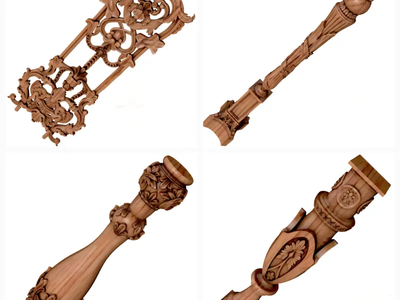 ¹ Baluster pillar column stand