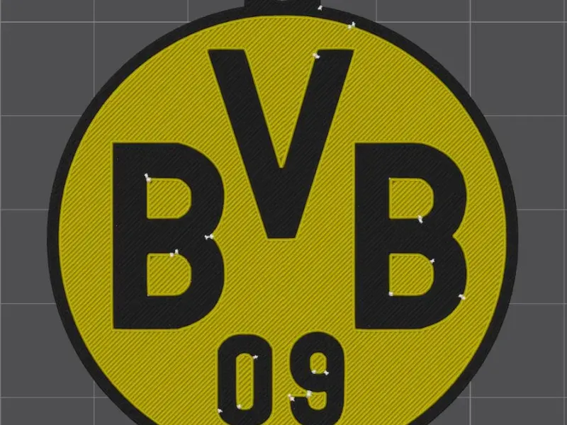 Borussia Dortmund keychain - llavero