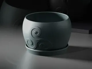 Triskelion planter