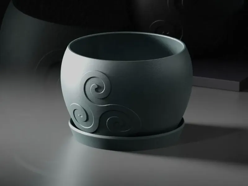 Triskelion planter