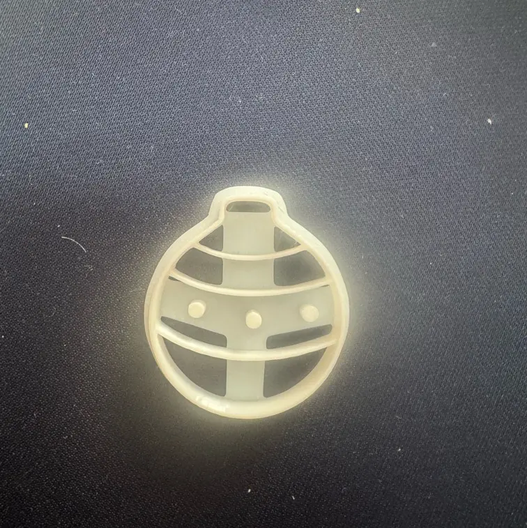 Cuuter cookie bola de navidad