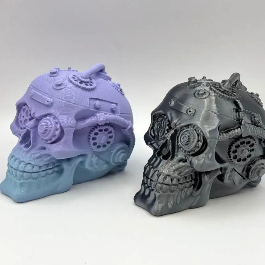 Cyberpunk Gear Skull