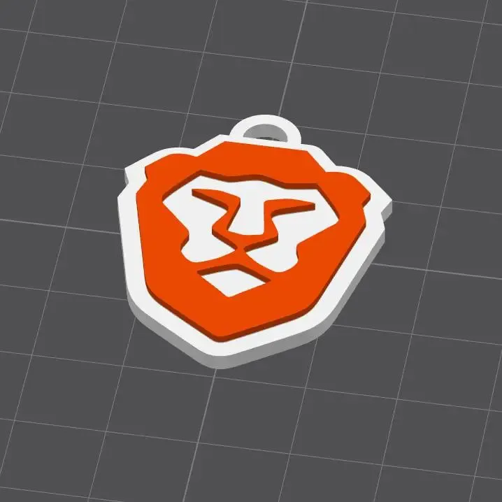 Brave keychain