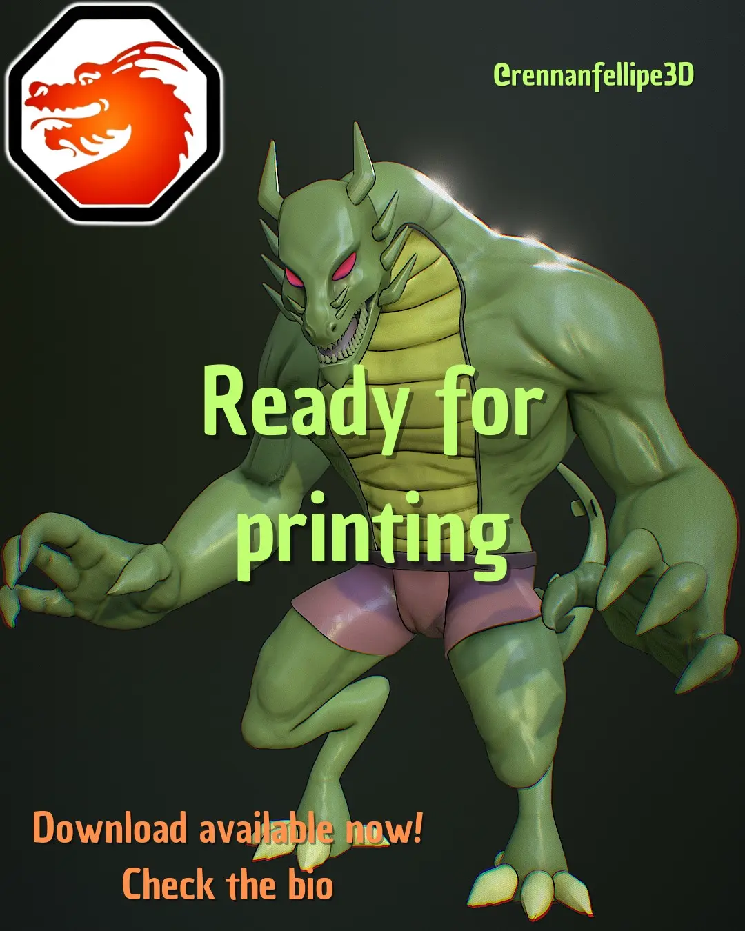 Shendu 3D Model - Jackie Chan Adventures Villain