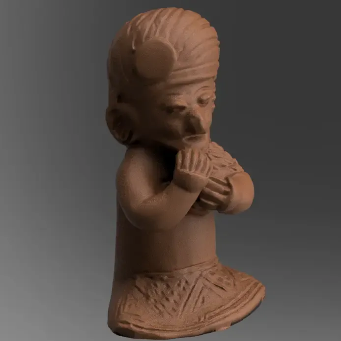 Wood sculpture maya