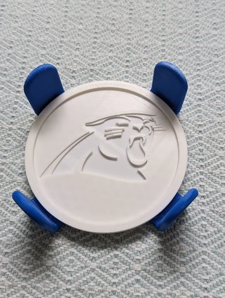 Base para copos dos Carolina Panthers com suporte (capacidade para 6)