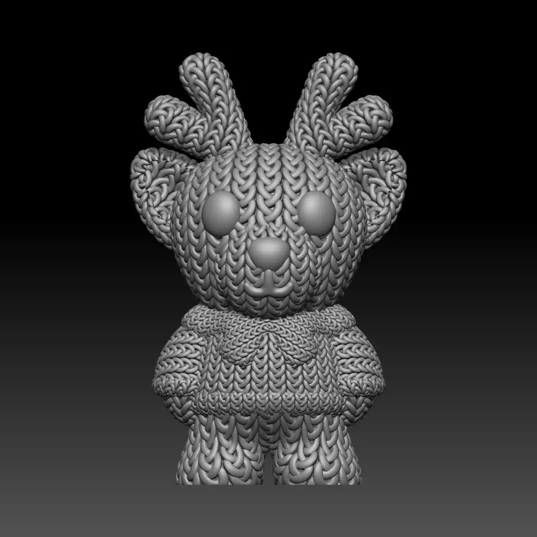 Knitted Reindeer