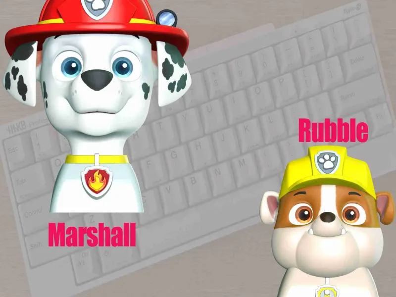 Marshall Moloztaş Anahtarlık - Paw Patrol