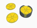 RADIOACTIVE COASTERS AND HOLDER-1