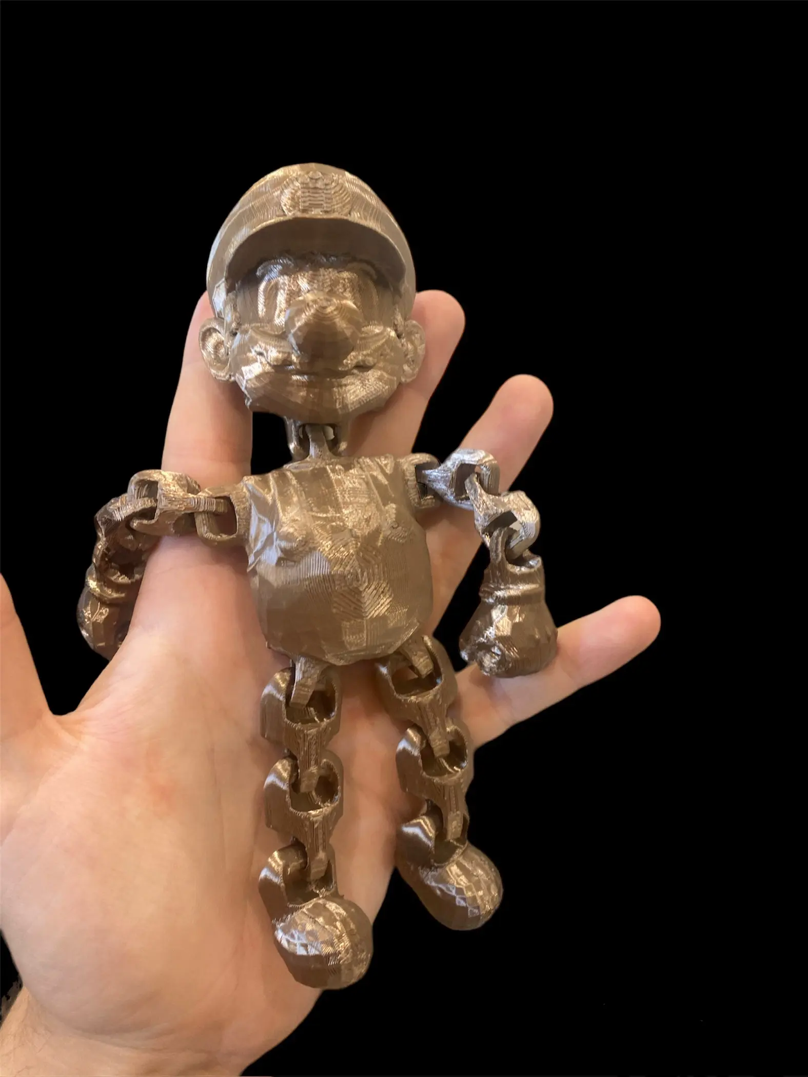 Articulated moving mario