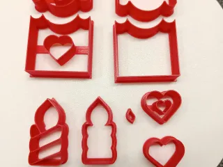 Linzer Cookie Cake Cutter Set