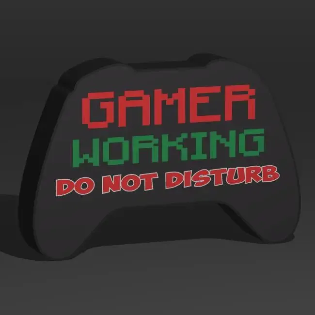 Gamer Working Lightbox