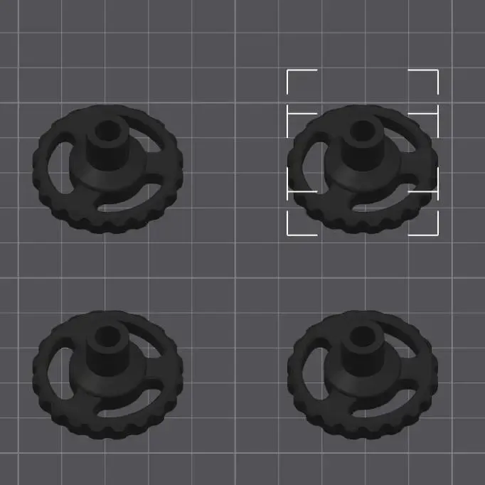 3D Printer Files | 3MF File | Ruote Bed Leveling per Creality K1 Max ...