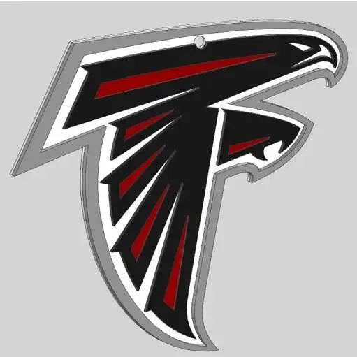 Atlanta FALCONS. in lagen om in kleuren te kunnen printen