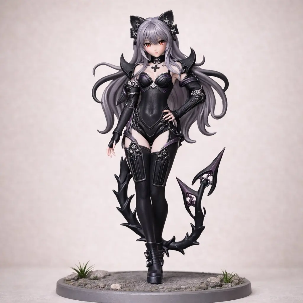 Gothic Anime Cat Girl