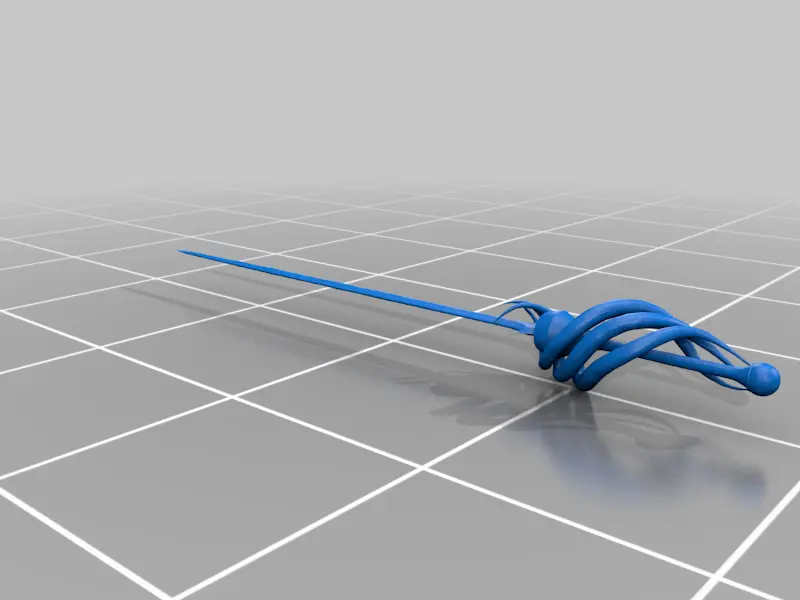 fancy fencing blade