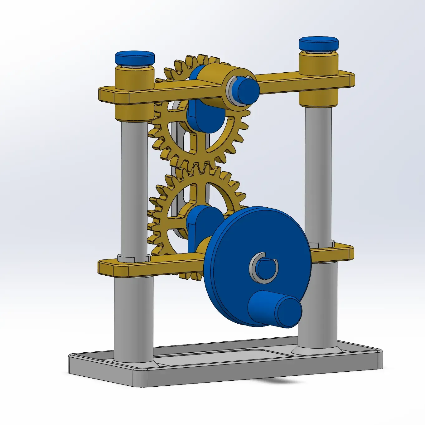 GEARS MECHANISM TOY - KINEMATIC MECHANICAL ASSEMBLY TOY