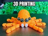 CROCHET SPIDER FLEXI - ARTICULATED - STL & 3MF MULTICOLOR-0