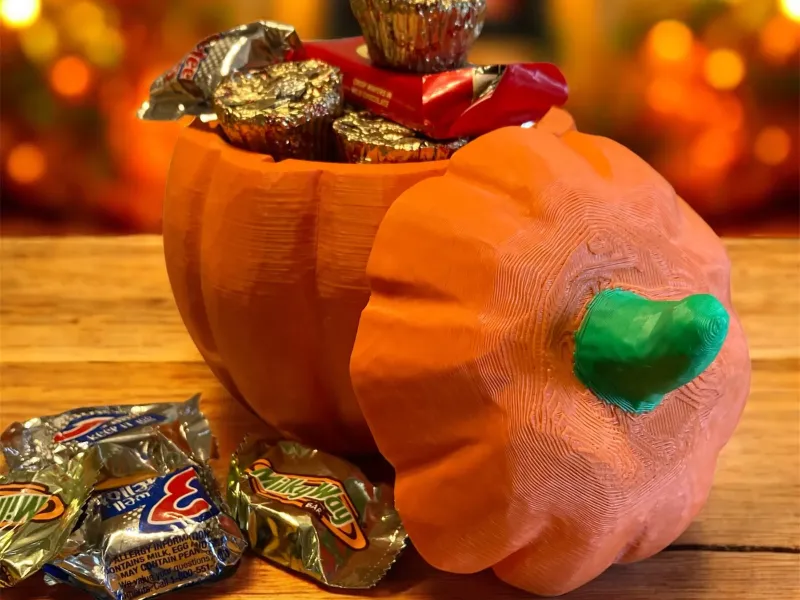 Pumpkin Pot - Halloween Candy Holder