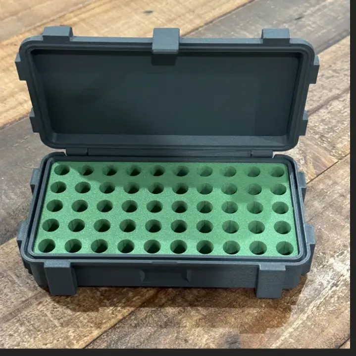 9 pew container holds 50