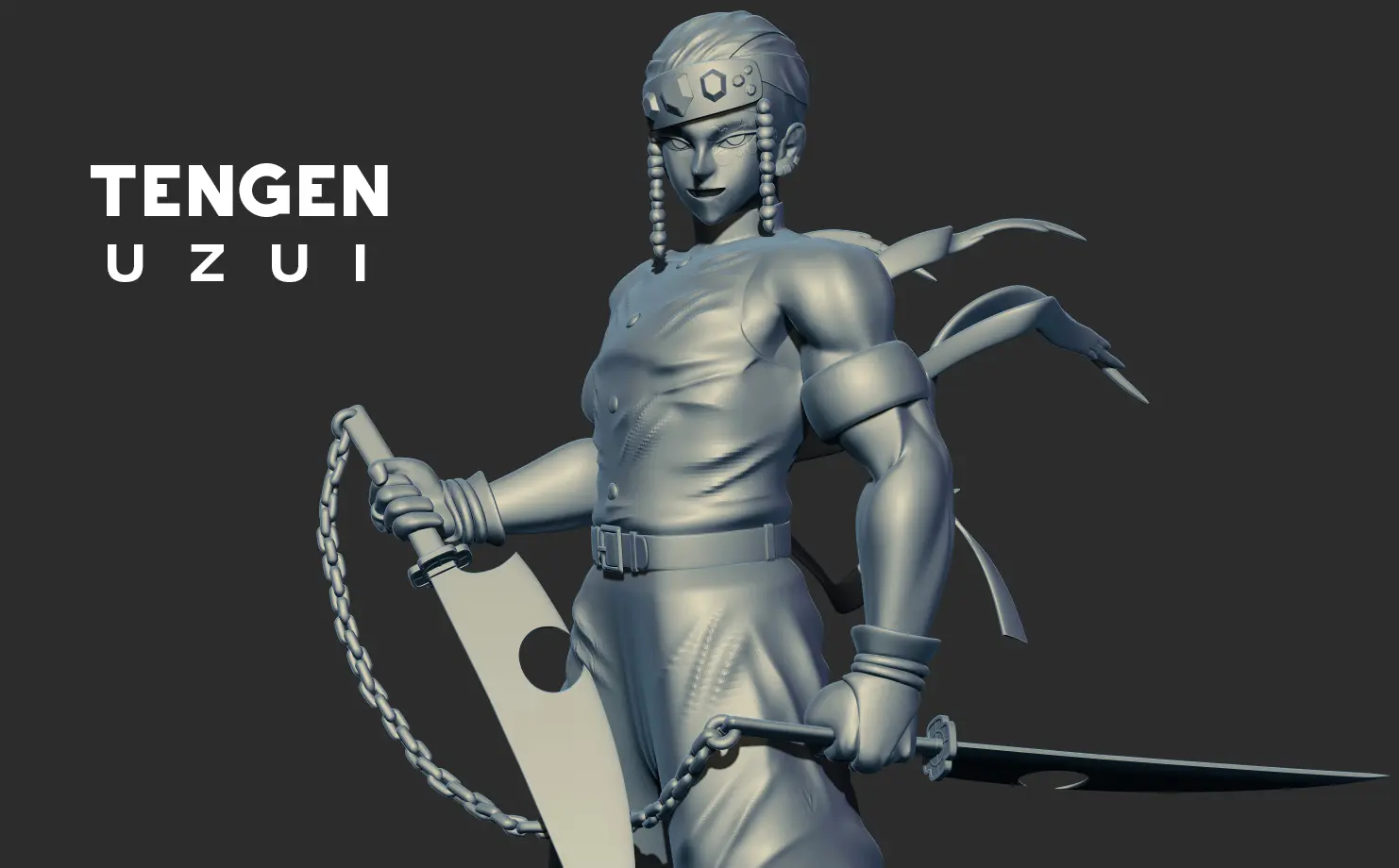 Demon Slayer Tengen Uzui 3D print model