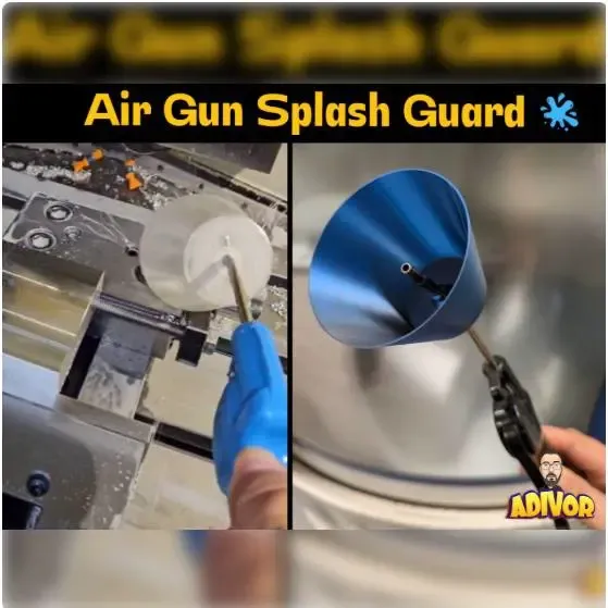 Air Gun Splash Guard