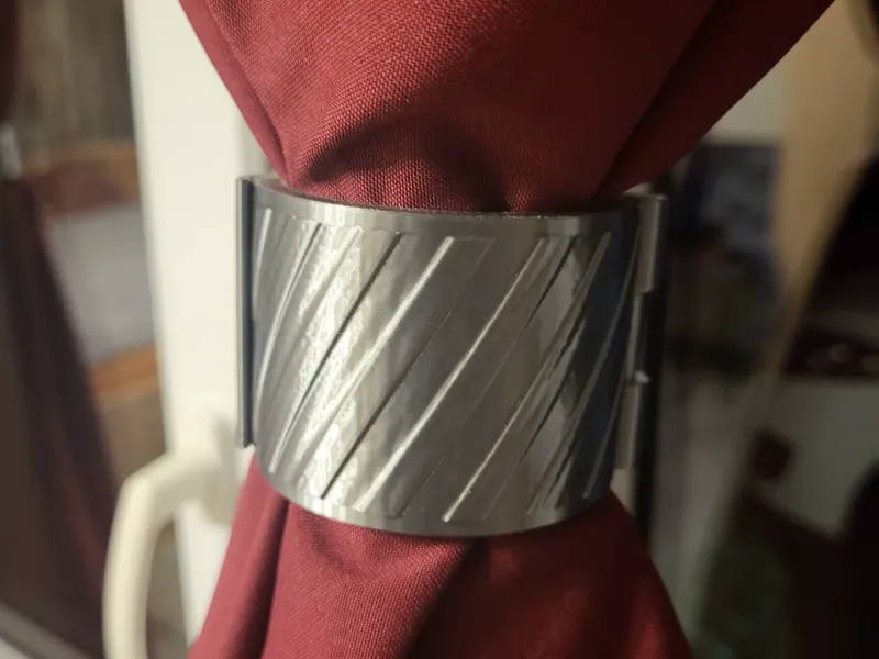 Decorative curtain tieback