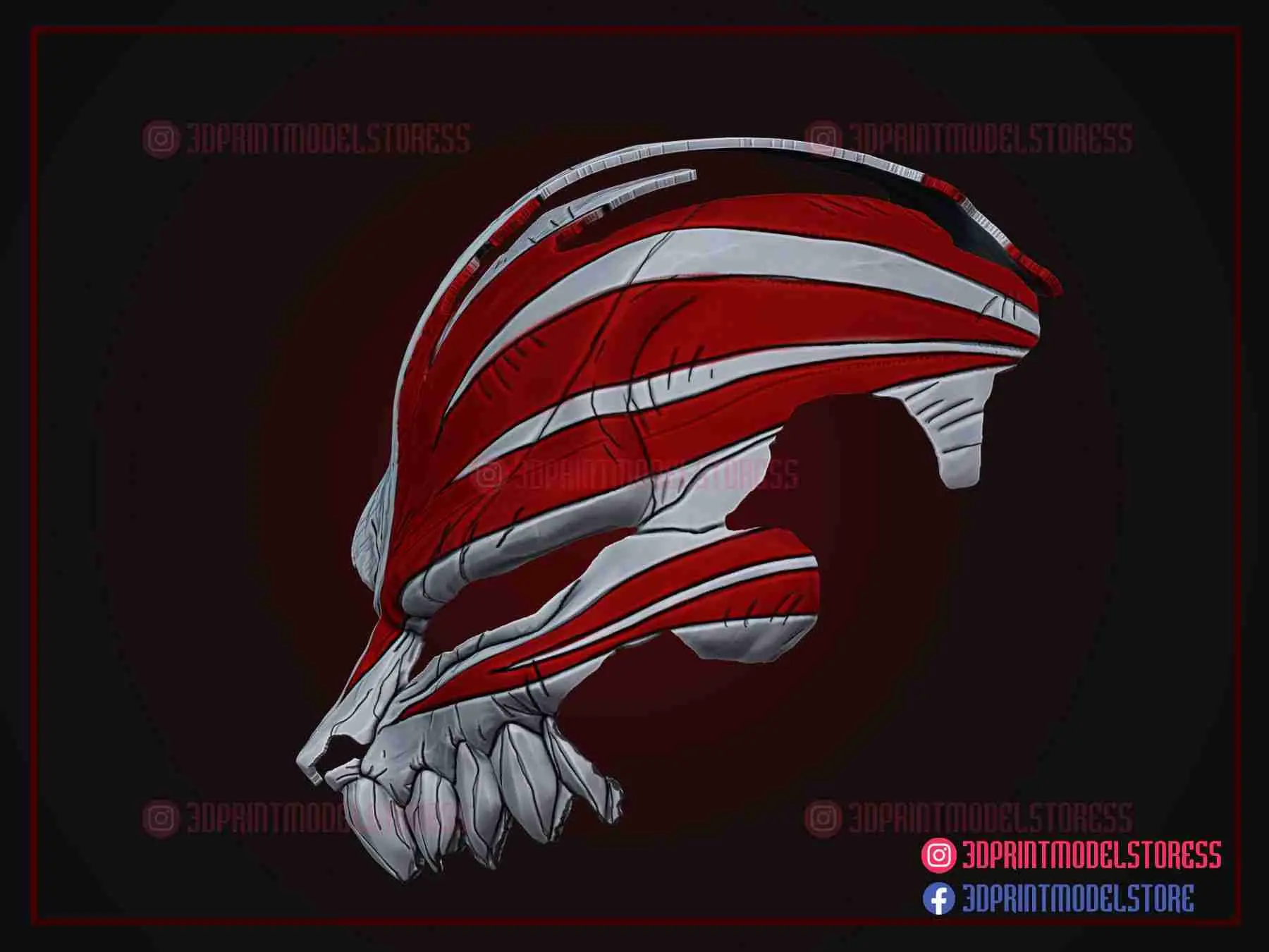 Hollow Mask - Máscara de Cosplay de Bleach Ichigo