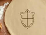 Shield Cookie Cutter, Biscuit Cutter-0
