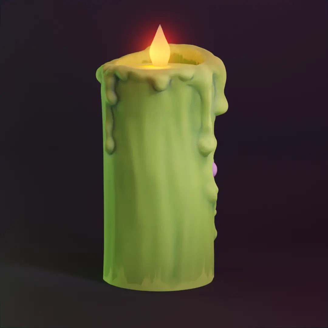 Spooky Ghost Candle