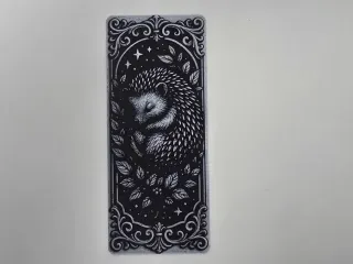 Sleeping Hedgehog Cozy Fantasy Bookmark