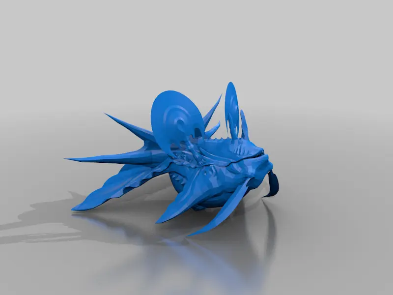 Free Characters & Creatures STL Download - emperor fish - dnd ...